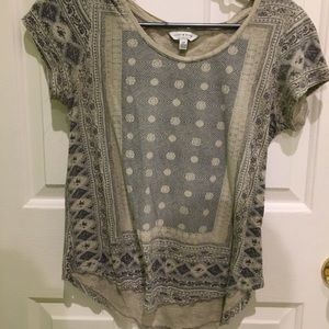 Lucky Brand bohemian tee